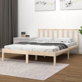 Bed Frame Solid Wood Pine 120x200 cm