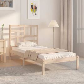 Bed Frame Solid Wood 90x200 cm