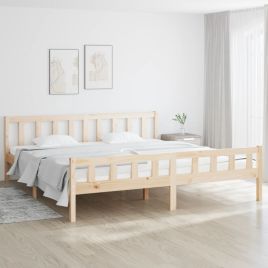 Bed Frame Solid Wood 160x200 cm