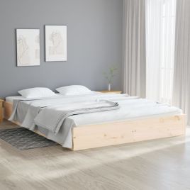 Bed Frame Solid Wood 160x200 cm