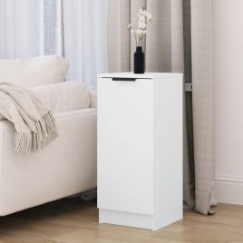 Sideboard White 30x30x70 cm Engineered Wood