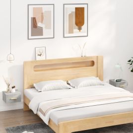 Wall Mounted Bedside Cabinets 2 pcs Concrete Grey 35x35x20cm - Yuan
