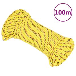 Boat Rope Yellow 3 mm 100 m Polypropylene