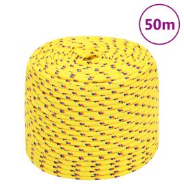 Boat Rope Yellow 10 mm 50 m Polypropylene