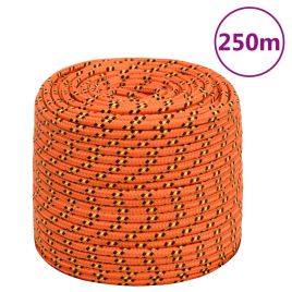 Boat Rope Orange 10 mm 250 m Polypropylene
