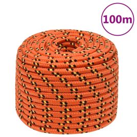Boat Rope Orange 14 mm 100 m Polypropylene