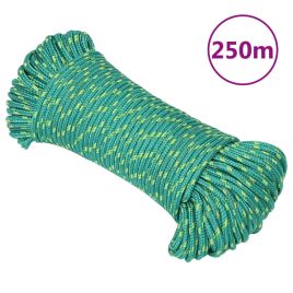 Boat Rope Green 4 mm 250 m Polypropylene