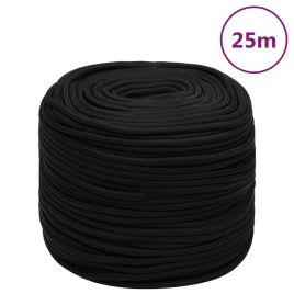 Work Rope Black 6 mm 25 m Polyester