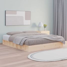Bed Frame 120x200 cm Solid Wood