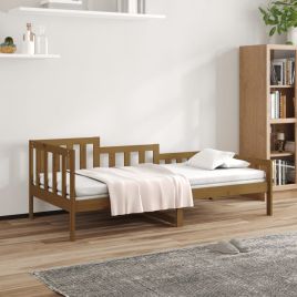 Day Bed Honey Brown 90x190 cm Solid Wood Pine