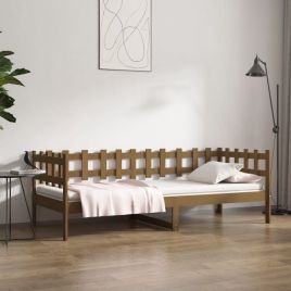 Day Bed Honey Brown 90x200 cm Solid Wood Pine