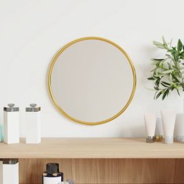 Wall Mirror Gold 20cm Round