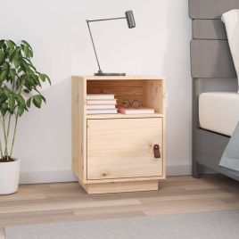 Bedside Cabinet 40x34x55 cm Solid Wood Pine