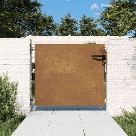 Garden Gate 85x100 cm Corten Steel