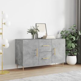 Sideboard Concrete Grey 100x36x60cm Engineered Wood