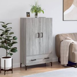 Highboard Grey Sonoma 69.5x31x115 cm Engineered Wood