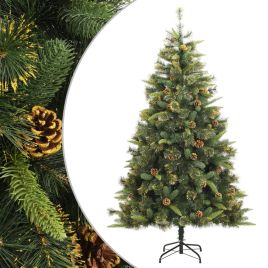 Fluer Artificial Hinged Christmas Tree Cones 240cm