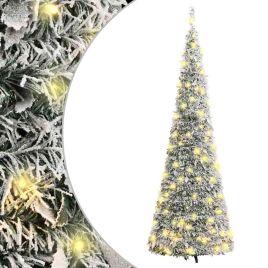 GLIMMERA Artificial Christmas Tree Pop-up Flocked Snow 150 LEDs 180 cm