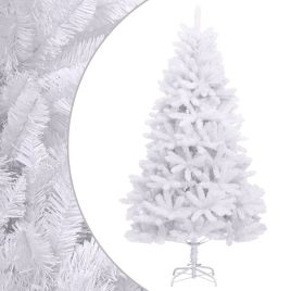 GLIMMERA Artificial Hinged Christmas Tree with Stand White 300 cm