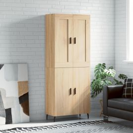 Highboard Sonoma Oak 69.5x34x180 cm Engineered Wood