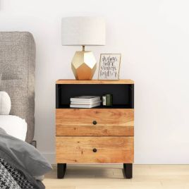 Bedside Table - BURLINGTON Abe Nightstand Natural 50cm