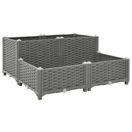Raised Bed 80x80x38 cm Polypropylene