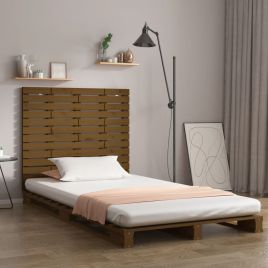 Wall Headboard Honey Brown 146x3x91.5cm Solid Wood Pine