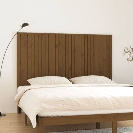 Wall Headboard Honey Brown 185x3x110cm Solid Wood Pine
