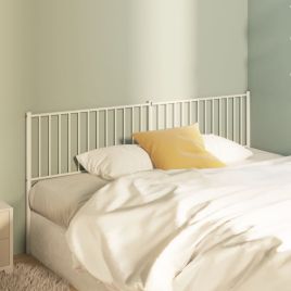 Metal Headboard White 193cm