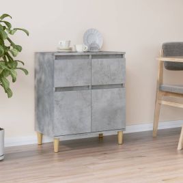 Sideboard Concrete Grey 60x35x70 cm Engineered Wood