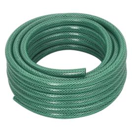 Garden Hose with Fitting Set Green 0.6" 10 m PVC