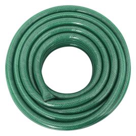Garden Hose with Fitting Set Green 0.9" 10 m PVC
