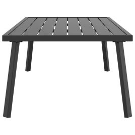 Garden Coffee Table Anthracite 110x55x35cm Steel