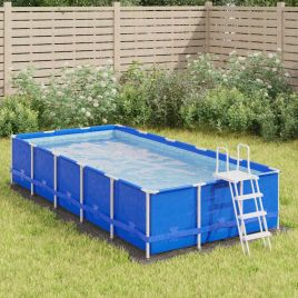 ERORIDG Pool Ground Cloth Light 420x220 cm Polyester Geotextile - Grey