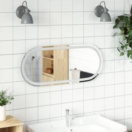LED Bathroom Mirror 80x35cm Oval