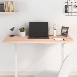 Table Top 100x50x2 cm Untreated Solid Wood Oak
