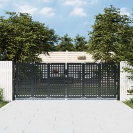 Garden Gate Anthracite 300x150 cm Steel