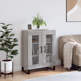 Sideboard Grey Sonoma 69.5x34x90 cm Engineered Wood