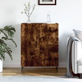 Sideboard Smoked Oak 69.5x34x90 cm Engineered Wood