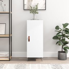 Sideboard White 34.5x34x90 cm Engineered Wood