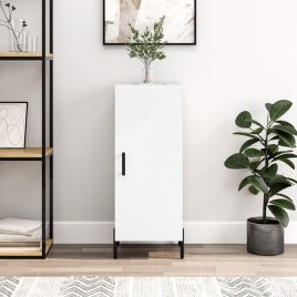 Sideboard White 34.5x34x90 cm Engineered Wood