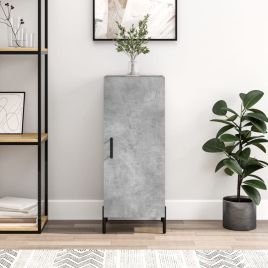 Sideboard Concrete Grey 34.5x34x90 cm Engineered Wood
