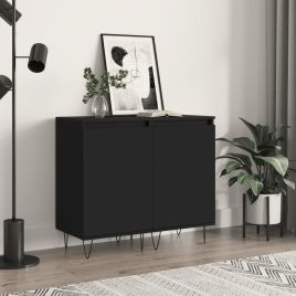 Sideboards 2 pcs Black 40x35x70 cm Engineered Wood