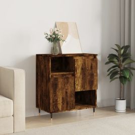 Sideboard Smoked Oak 60x35x70 cm Engineered Wood