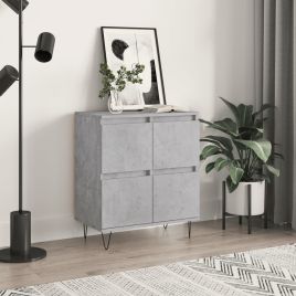 Sideboard Concrete Grey 60x35x70 cm Engineered Wood