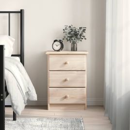 Bedside Table - KNOX Nightstand Natural 41cm