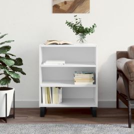 Sideboard High Gloss White 57x35x70 cm Engineered Wood