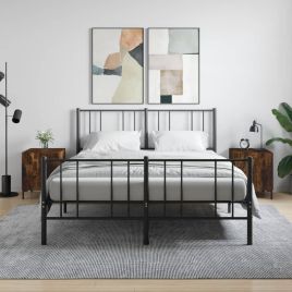 Bedside Table - MANNING Jace 2 Piece Nightstand Smoked Oak 40cm