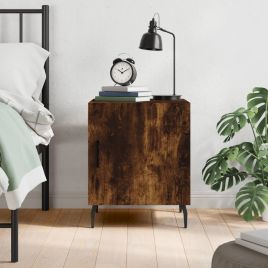 Bedside Table - MANNING Dex Nightstand Smoked Oak 40cm