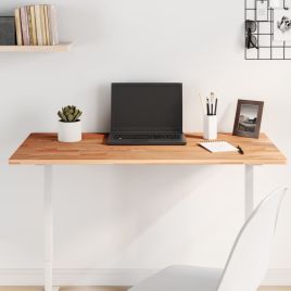 Table Top 100x50x1.5 cm Rectangular Solid Wood Beech